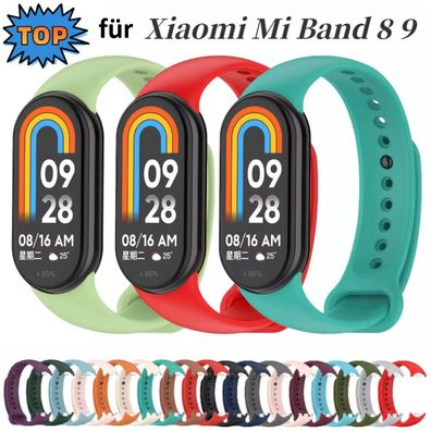Xiaomi Mi Band 8 Ersatzband Silikon Armband Original MiBand 8 bunt Auswahl
