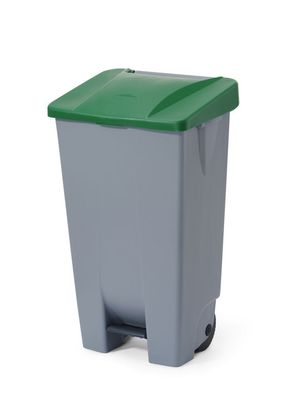 Abfallbehälter, HENDI, 120L, Hellgrau, 510x425x(H)875mm