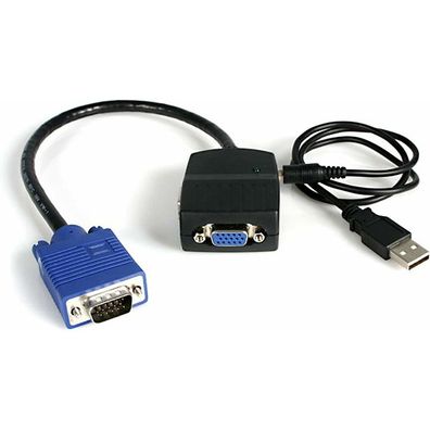 Startech 2 Port Vga Video Splitter - Usb Powered