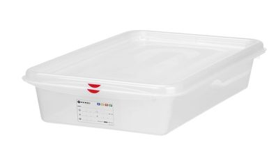 Behälter GN 2/3 Polypropylen, HENDI, GN 2/3, 19L, Transparent, 354x325x(H)200mm