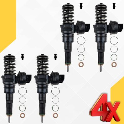 038130073AJ Pumpe Düse Einheit PDE Audi Skoda VW Seat 1.9 TDI Bosch 4 Stück