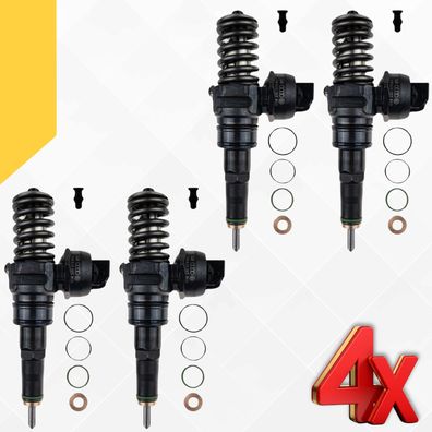 0414720221 Pumpe Düse Einheit PDE VW Caddy 2.0 SDI Bosch 038130073AP 4 Stück
