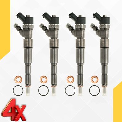 Einspritzdüsen 0445110028 Injektor BMW E38 740d M67 180kW 245PS 0986435009 4 Stück