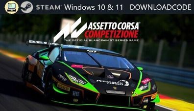 NEU PC Computer Spiel Assetto Corsa Competizione für Windows 10 11 STEAM Code