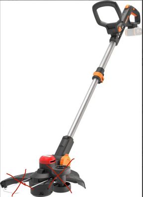 WORX Nitro WG173E.9 Akku Rasentrimmer 20V PowerShare bürstenlos 33cm Schnitt