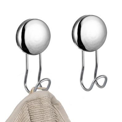 bremermann Bad-Serie Moon-Loc Multifunktionshaken, Handtuchhaken, Wandhaken 2er Set