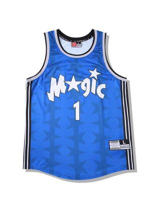 Mitchell & Ness NBA Orlando Magic Trikot Nr. 1 Retro Basketball Jersey Herren