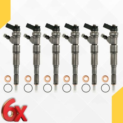 Einspritzdüse 0445110080 Injektor BMW E46 320d E65 730d 13537787187 6 Stück