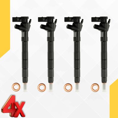 VW MAN Einspritzdüse 04L130277BB 2.0 TDI Delphi 28565337 28654963 4 Stück