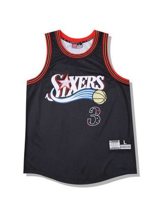 Mitchell & Ness NBA Philadelphia 76ers Trikot Nr. 3 Retro Basketball Jersey Herren