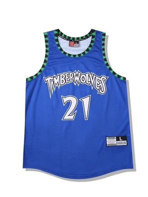 Mitchell & Ness NBA Minnesota Timberwolves Trikot Nr 21 Retro Basketball Jersey