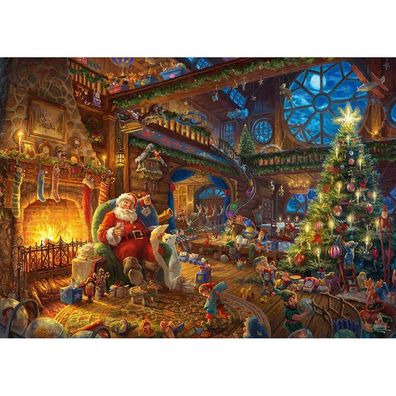Schmidt Puzzle Werkstatt des Weihnachtsmanns 1000 Teile