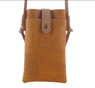 Kork Handytasche Umhängetasche Damen Herren Mädchen klein Handy Crossbody Bag