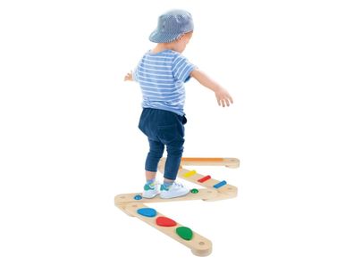 Playtive Holz Balancierbalken Set Balance Spielzeug Balanceboard 9-teilig NEU