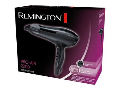 Remington D 5214 Pro-Air Turbo Haartrockner Fön 2200W 80km/h Keramik Ionen Ring