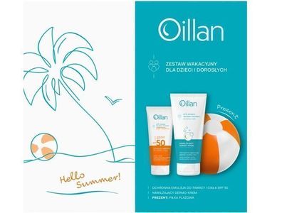 Oillan Sonnenpflege-Set: SPF50 Emulsion 100ml & Creme 200ml Ideal fuer den Sommer