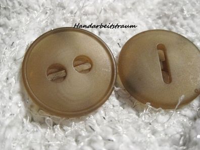 1 Kunststoffknopf braun marmoriert 25x4mm 2Loch a 3, mm Nr 1442