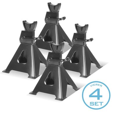 Stahlwerk Unterstellbock JS-3 ST 4er Set mit 3 t Tragkraft 275 – 415 mm