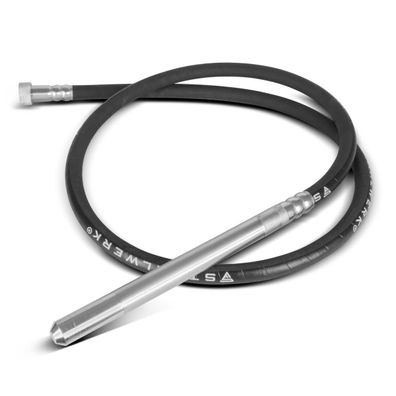 Stahlwerk Rüttelflasche Ø 35 mm 300 cm Schlauchlänge Innenrüttler flexible Welle