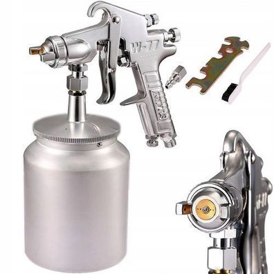 Rosfix Spritzpistole 2 mm Düse – 1L Tank, 70 PSI | Edelstahl, 360° drehbar