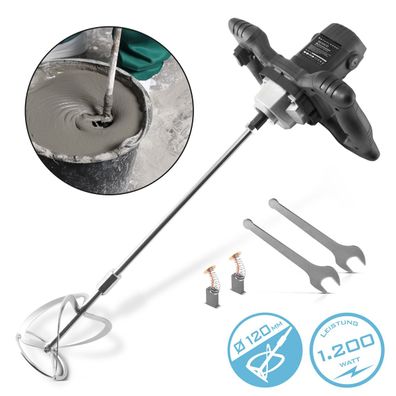 Stahlwerk Rührwerk RW-1200 ST mit 1.200 W 850 U/min elektrischer Mörtelrührer