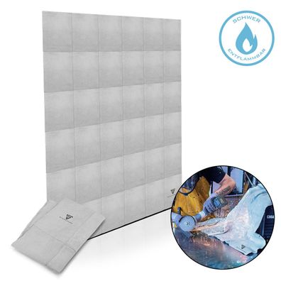 Stahlwerk Schweißerdecke Spritzschutzdecke Schweißermatte aus robustem Echtleder