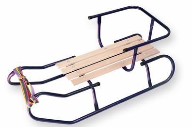 Best For Kids Kinder-Schlitten mit Rückenlehne, höhenverstellbarem Schieber & Metall