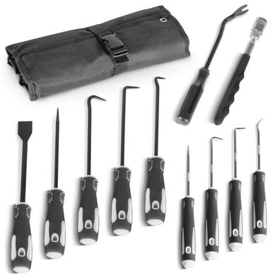 Stahlwerk 12-teiliges Pick-Tool-Set Kfz-Hakenwerkzeug für Dichtungen und O-Ringe