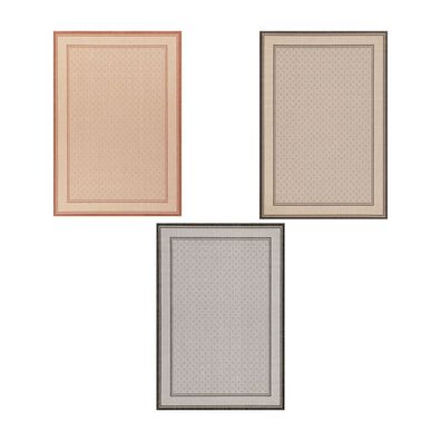 Peyer Syntex Teppich Clara Bordüre 200/290 cm Outdoor-Teppich Gartenteppich