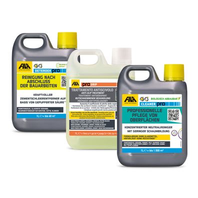 FILA Rutschfestes System "PROGRIP" - Deterdek PRO + Progrip + Cleaner PRO