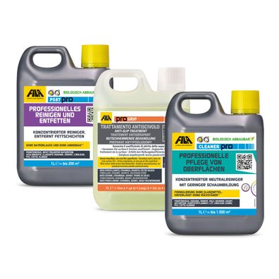 FILA Rutschfestes System "PROGRIP" - PS87 PRO + ProGrip + Cleaner PRO