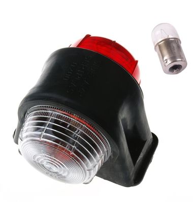 Begrenzungsleuchte/Umrissleuchte rot/weiß für seitlichen Anbau