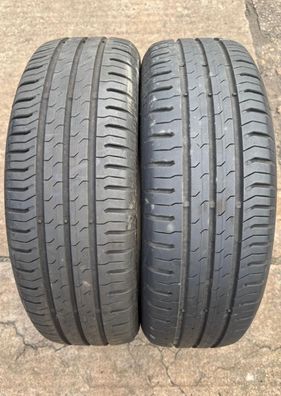2x Sommerreifen 195/65 R15 91H Continental Conti Eco Contact 5 DOT17 5,9-6,5mm