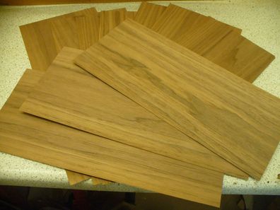 10 Blatt Furnier - Nussbaum