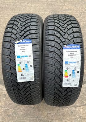 2x Winterreifen 205/60 R17 93H Falken EuroWinter HS01 DOT21 NEU