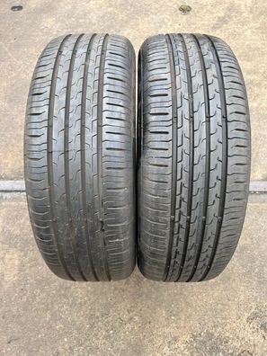 2x Sommerreifen 205/55 R17 91V Continental Eco Contact 6 DOT21 NEU