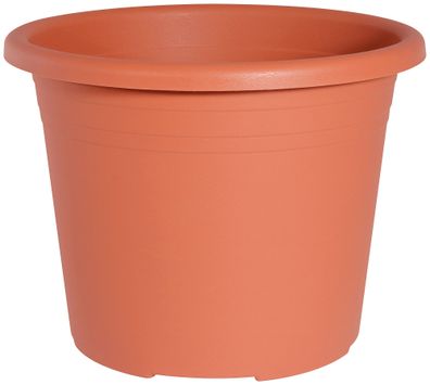GELI Cylindro Blumentopf Terracotta – Ø30cm Kunststoff Pflanztopf 9.5L