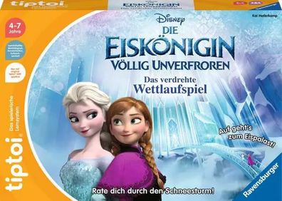 Ravensburger Tiptoi Eiskönigin Wettlaufspiel | ab 4 Jahren | 1 - 4 Spieler