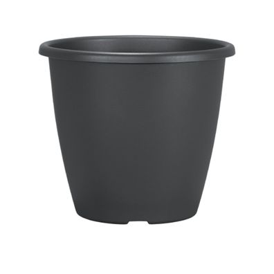 Geli Pflanztopf Nevada Anthrazit Ø 24 cm – Robuster Kunststoff