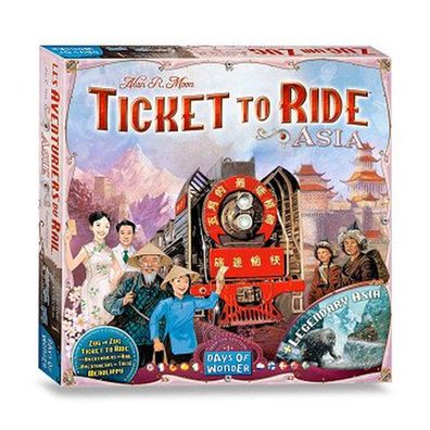 Ticket to Ride: Asia – Map Collection 1 Erweiterung für 2-6 Spieler