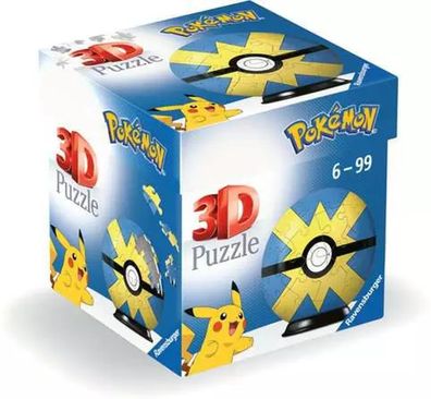Ravensburger Spiele Puzzle-Ball Pokémon Quick Ball 3D | ab 6 Jahren | 54 Teile