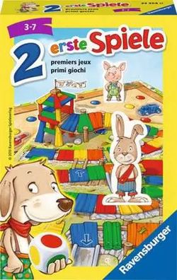 Ravensburger Mitbringspiel Zwei erste Spiele | ab 3 Jahren | 2 - 4 Spieler