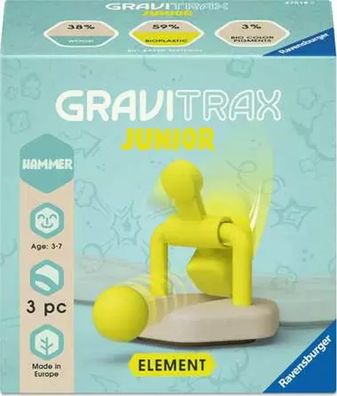Ravensburger Gravi Trax Junior Element Hammer | ab 3 Jahren | Ab 1 Spieler