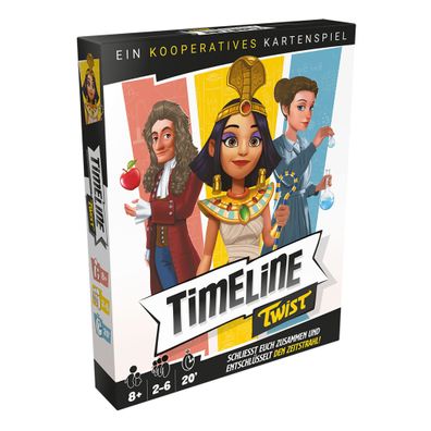 Asmodee Spiel Timeline Twist | ab 8 Jahren | 2-6 Spieler | 20+ Minuten