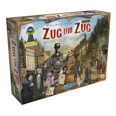 Asmodee Spiel Zug um Zug - Legacy| ab 10 Jahren | 20 Minuten| 2 bis 5 Spieler