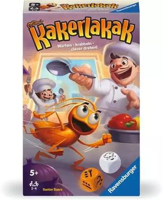 Ravensburger Mitbringspiel Kakerlakak '24 | ab 5 Jahren | 2 - 4 Spieler
