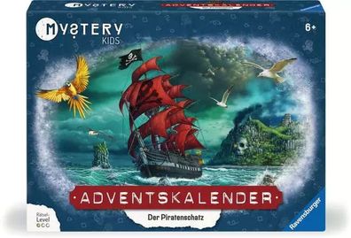 Ravensburger Spiel Mystery Kids Adventskalender Der Piratenschatz | ab 6 Jahren