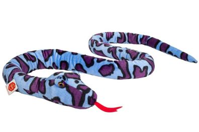 Teddy-Hermann Kuscheltier Stofftier | Plüsch Schlange | lila, lau | 9 cm