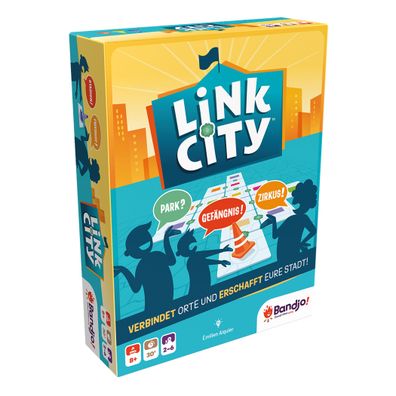 Asmodee Spiel Link City | ab 8 Jahren | 2-6 Spieler | 30+ Minuten