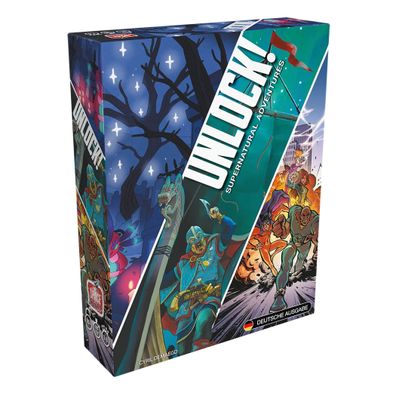 Asmodee Spiel Unlock! Box12 Supernatural Adventures| ab 10 Jahren | 60 Minuten